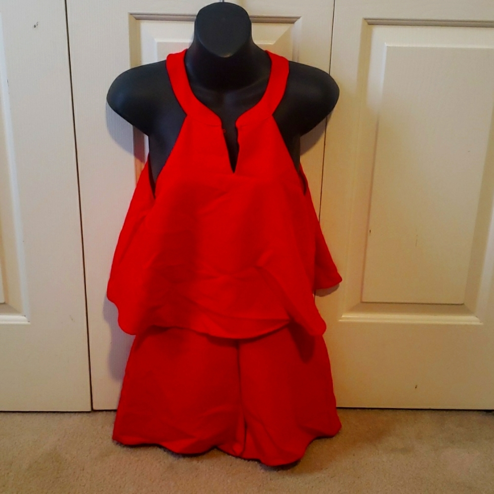Red romper